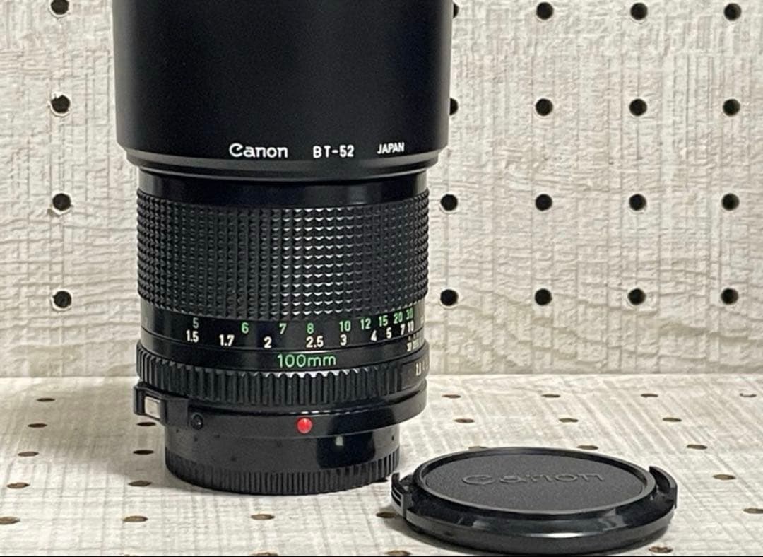 レンズ(単焦点) Canon New MF FD 100-mm F2.8