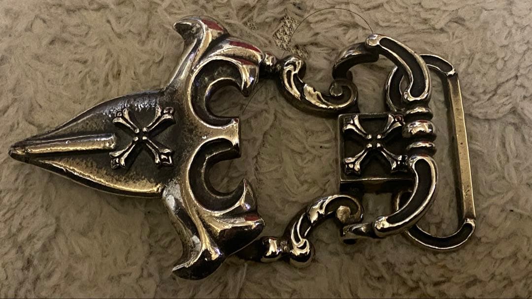 現品限り！シルバー925 ダガーデザイン・バックル