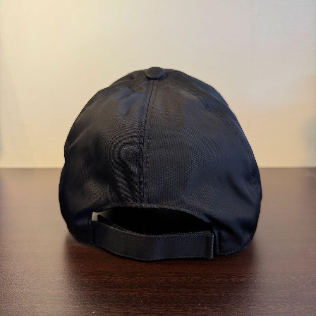 PRADA ナイロンキャップ Sサイズ ブラック 三角ロゴ