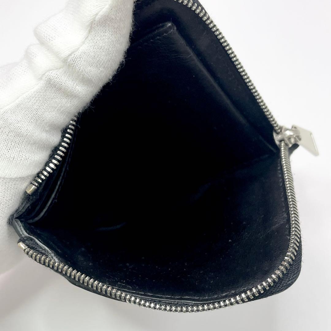 Bottega Veneta ブラック ジップ ケース