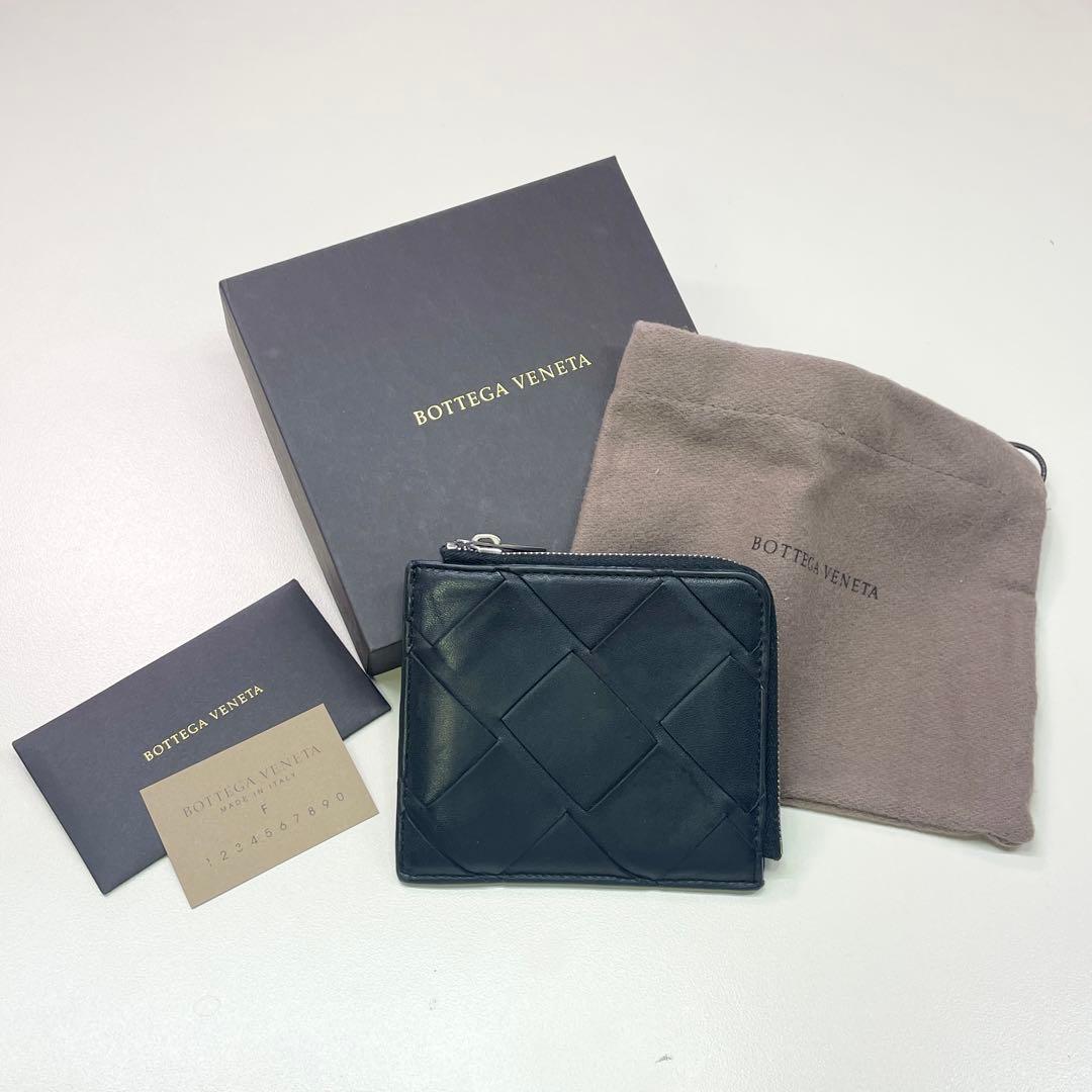 Bottega Veneta ブラック ジップ ケース