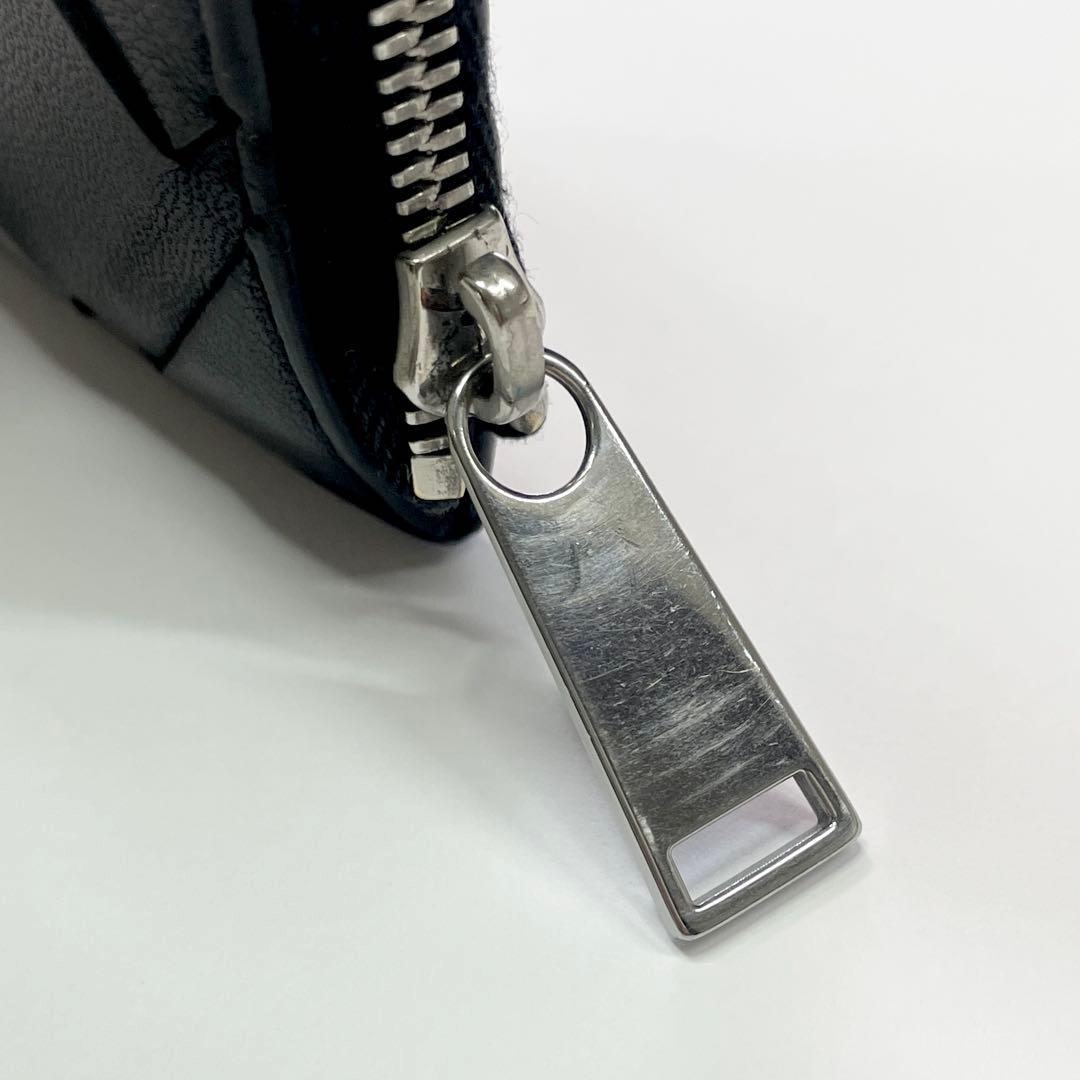 Bottega Veneta ブラック ジップ ケース