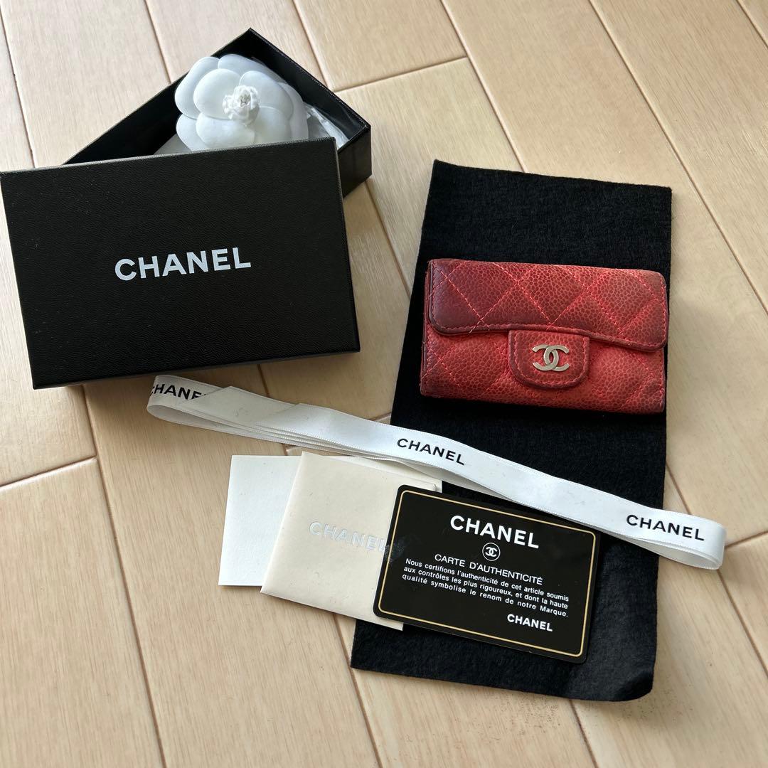 CHANEL♡キャビアスキン キーケース