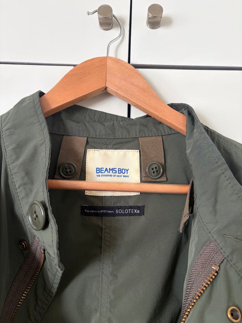 BEAMS BOY ソロテックス M65 パーカ