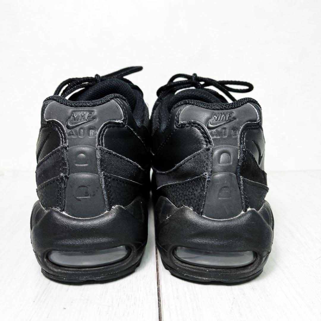 【美品】NIKE AIRMAX95 ESSENTIAL 25㎝ トリプルブラック