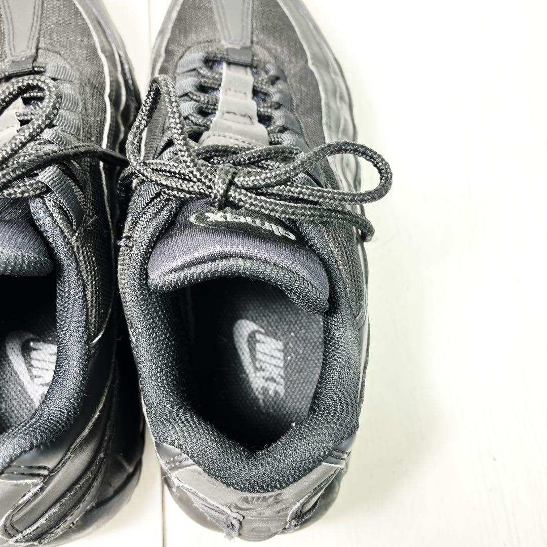 【美品】NIKE AIRMAX95 ESSENTIAL 25㎝ トリプルブラック