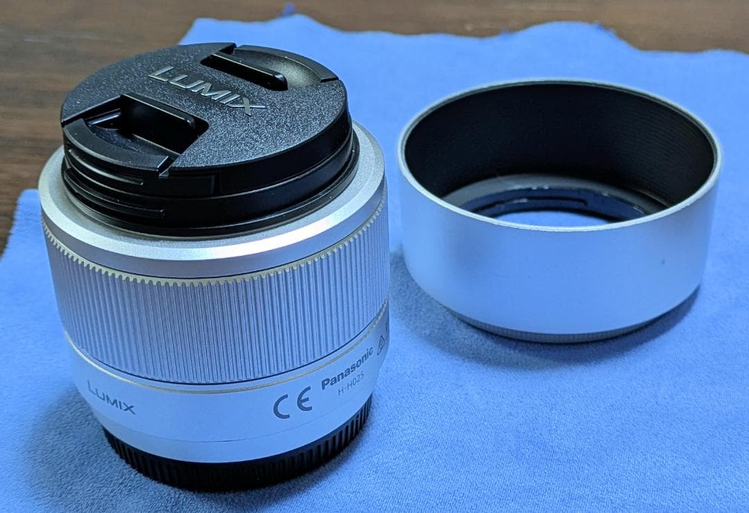 パナソニック単焦点レンズ　G 25mm/ F1.7 ASPH. シルバー
