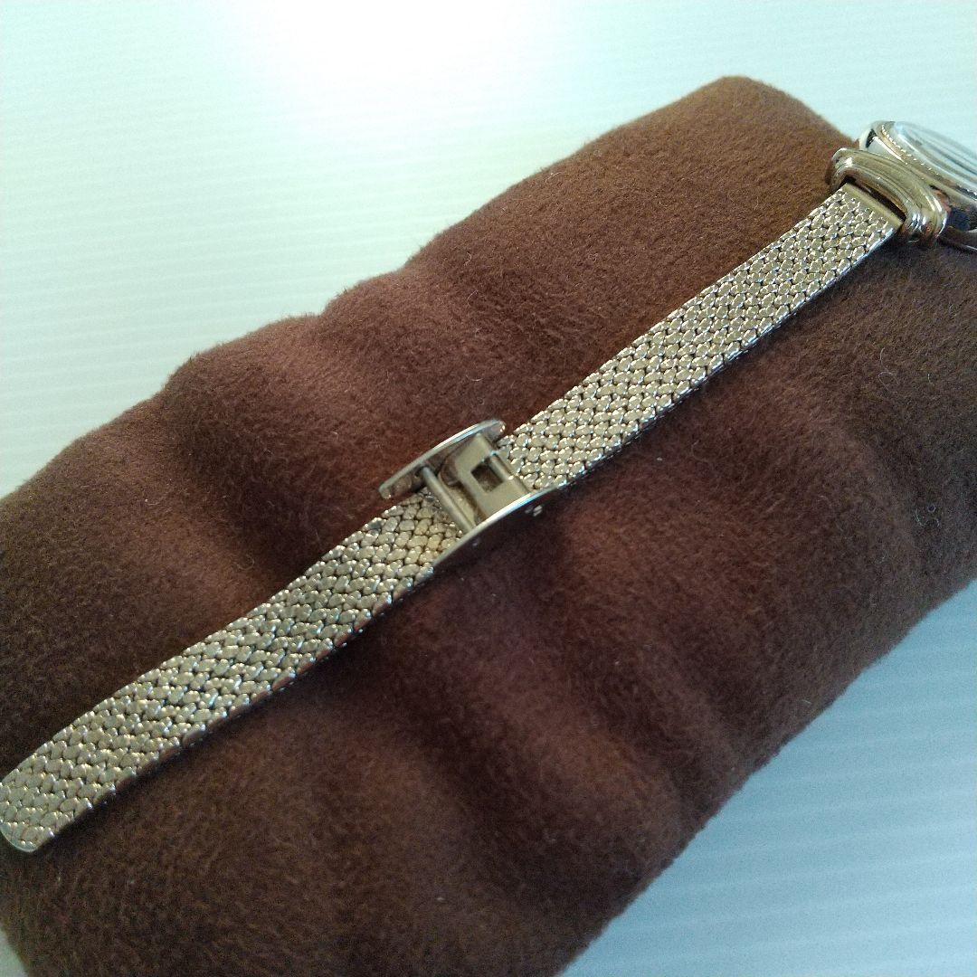 ✨極美品✨ageteアガット ソーラー 金 ゴールドラウンド腕時計レディース