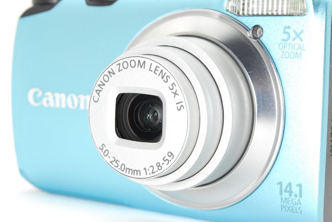 Canon PowerShot A3200 IS 水色 動作確認済み