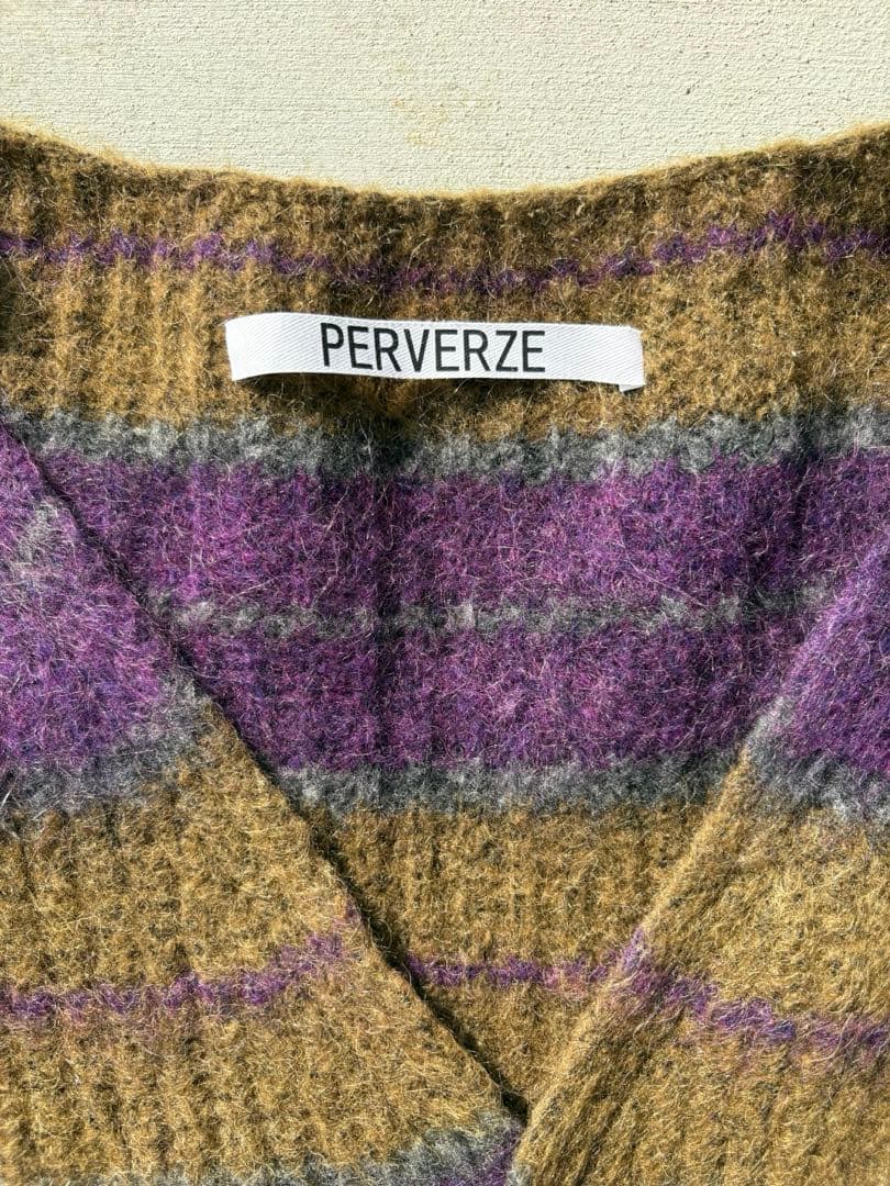 PERVERZE パーバーズ　モヘア カーディガン ニット