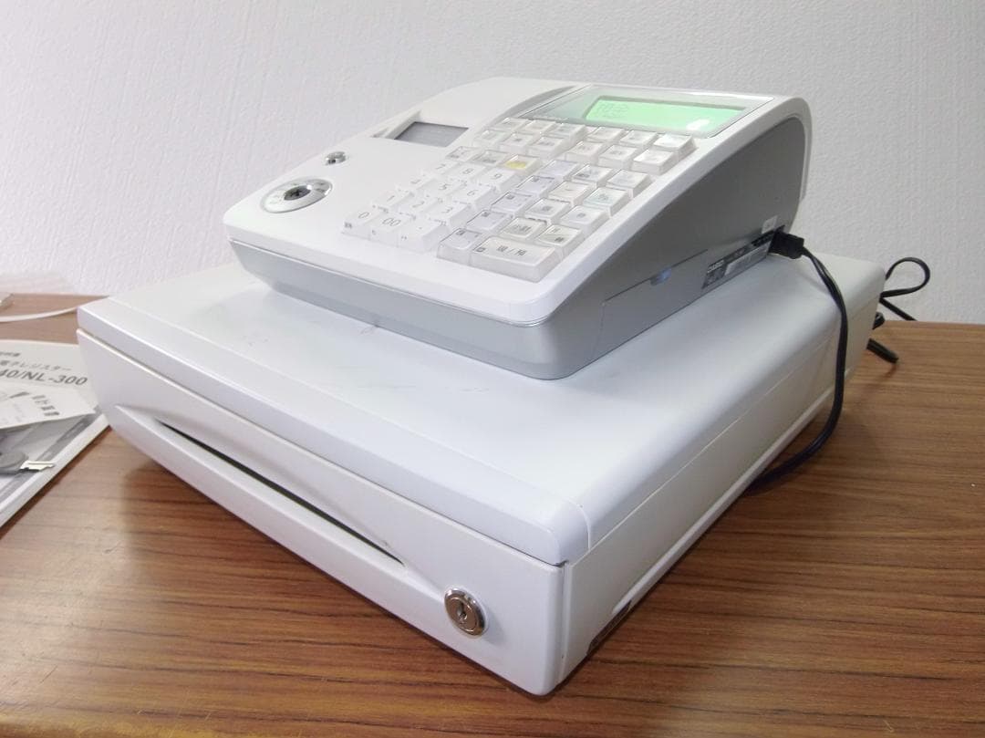 CASIO TE-340-WE 電子レジスター 設定無料 25041801