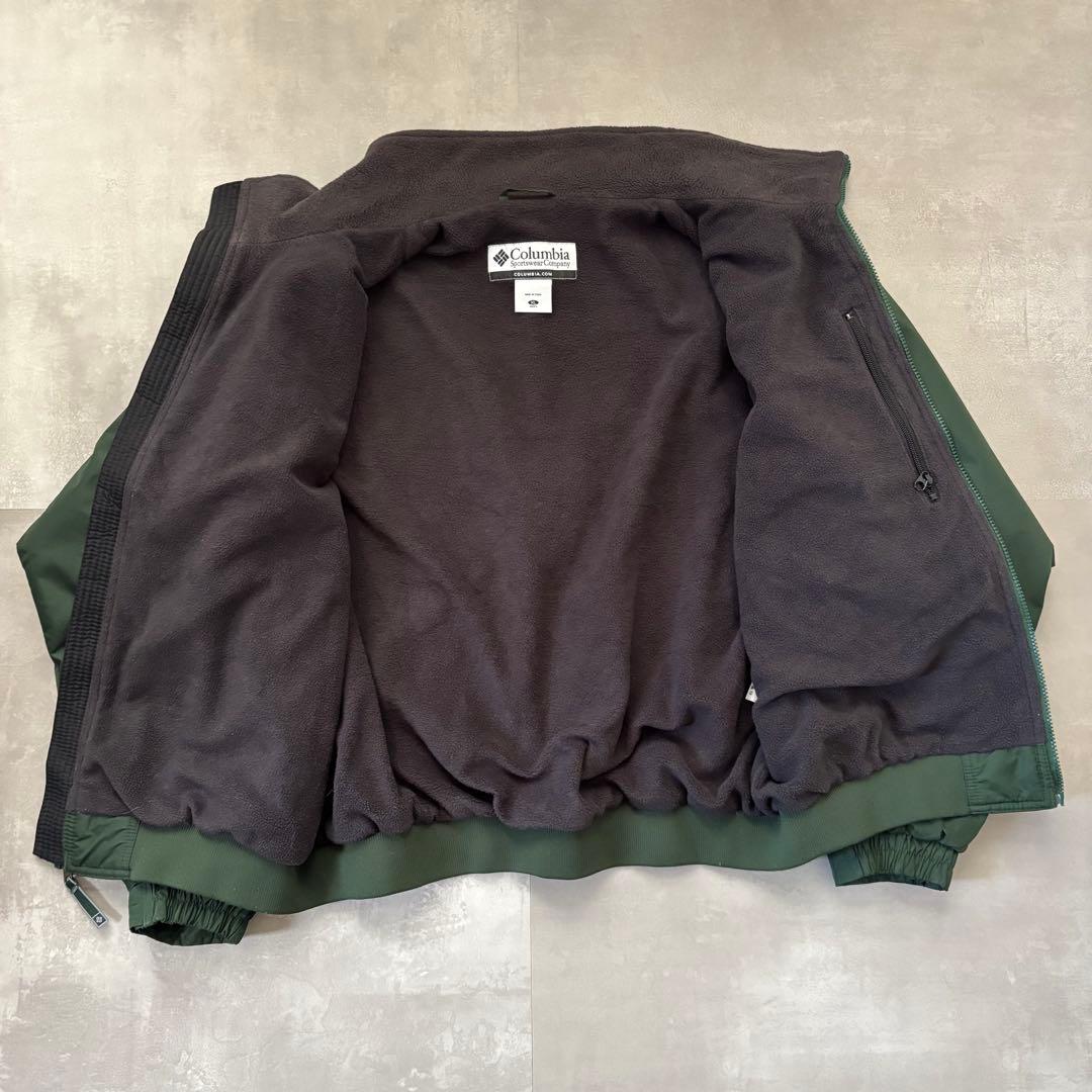 00s コロンビア Colombia ナイロンジャケット　シェルドシンチラ型　緑