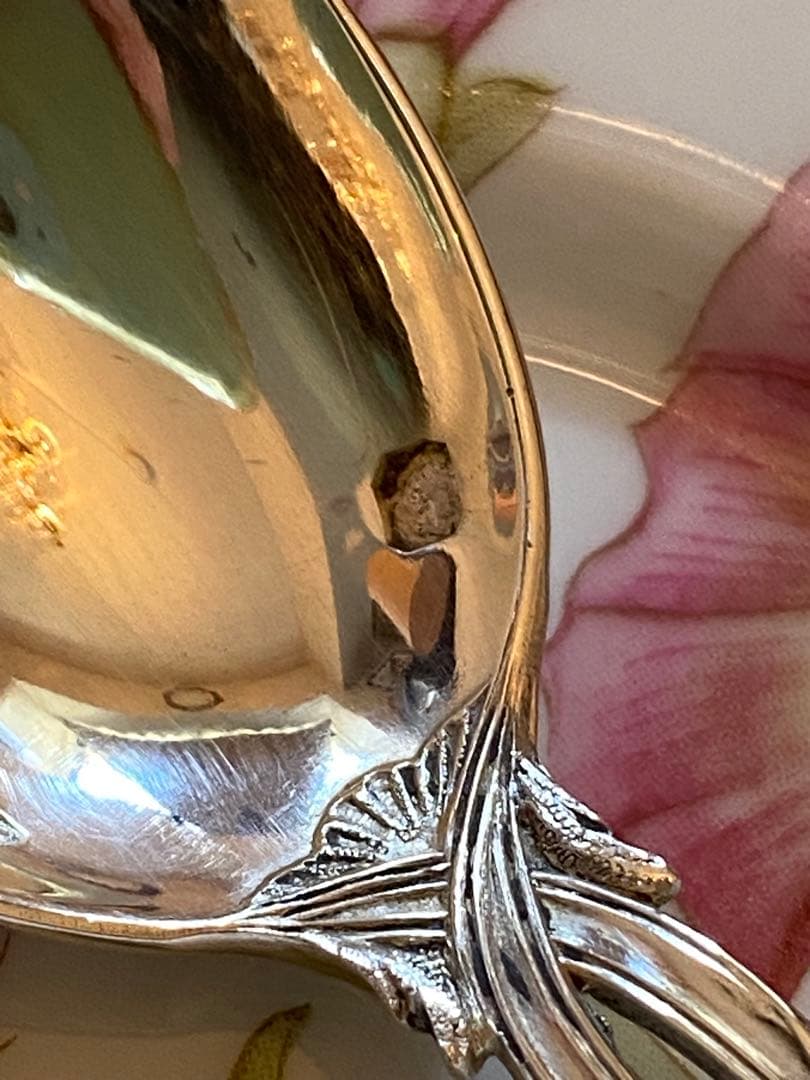 【ピュイフォルカ】純銀スプーン①ロワイヤル１本②ポンパドールアイスクリーム用２本