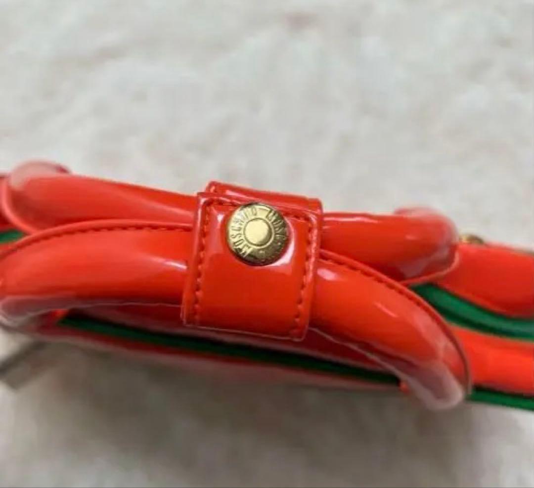 希少　新品　90's MOSCHINO 2way エナメルボストンバック　日本製