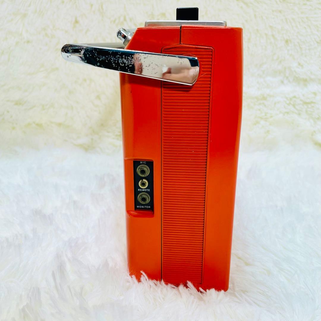 希少な美品　現状品　SONY CF-1600 ヴィンテージラジカセ　オレンジ