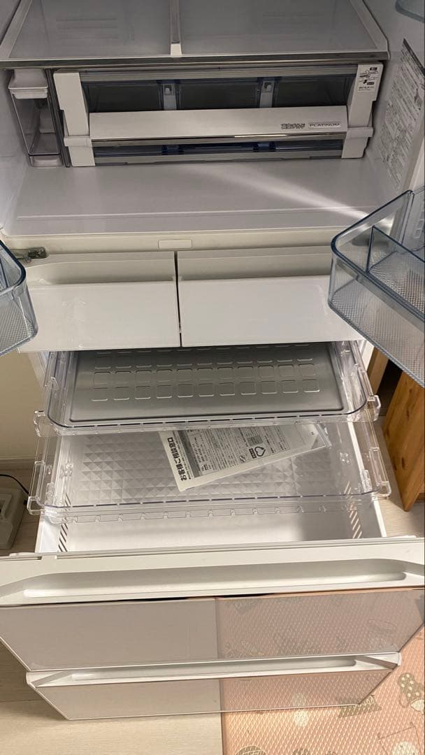 【Shoukai】冷蔵庫 R-HW60J(XW) クリスタルホワイト