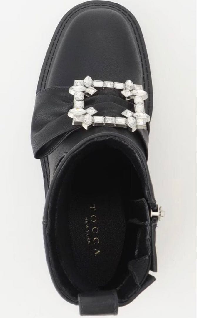 TOCCA 晴雨兼用 レインブーツ サイズ39.0 BK 未使用品 箱潰れ有