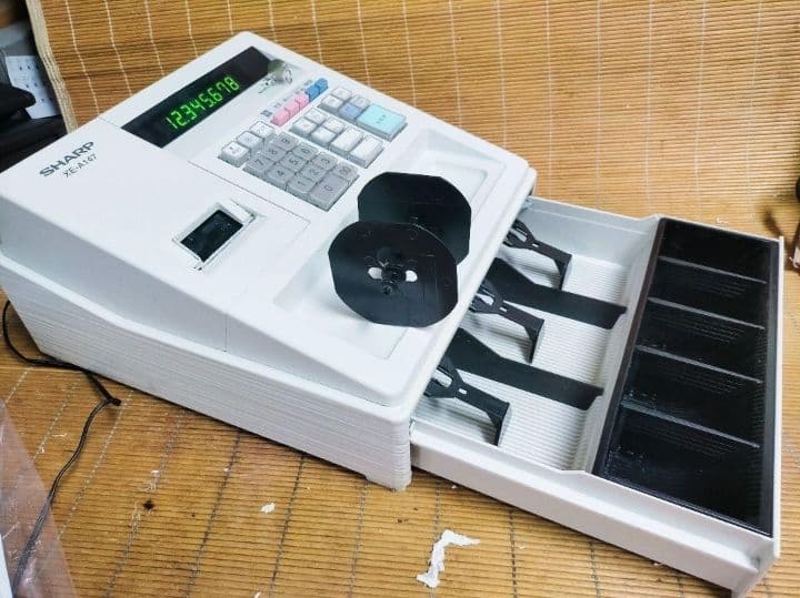 美品シャープレジスター　XE-A147　PC連携　422220