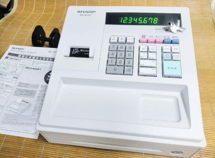 美品シャープレジスター　XE-A147　PC連携　422220