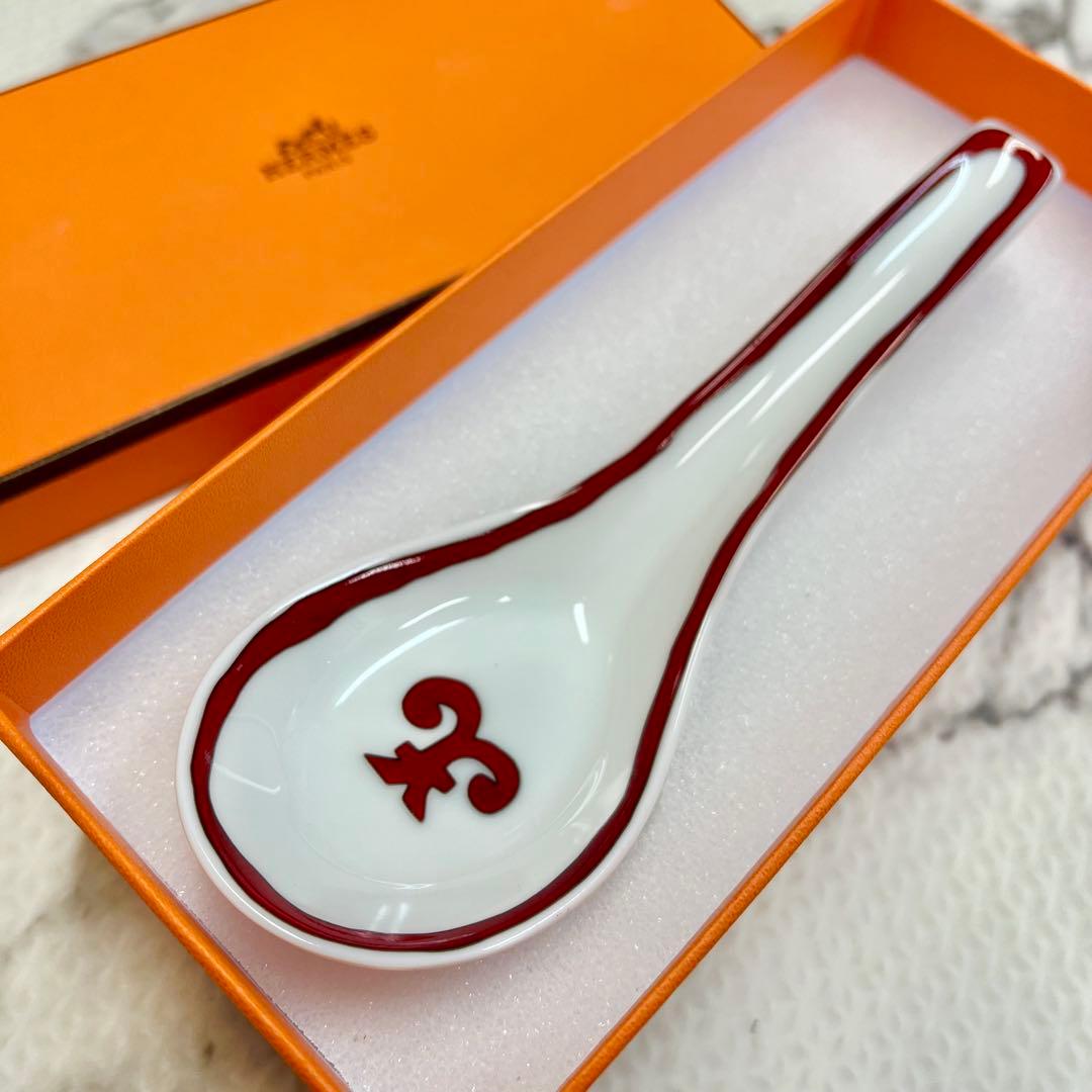 未使用 HERMES ガダルキヴィール レンゲ スプーン エルメス