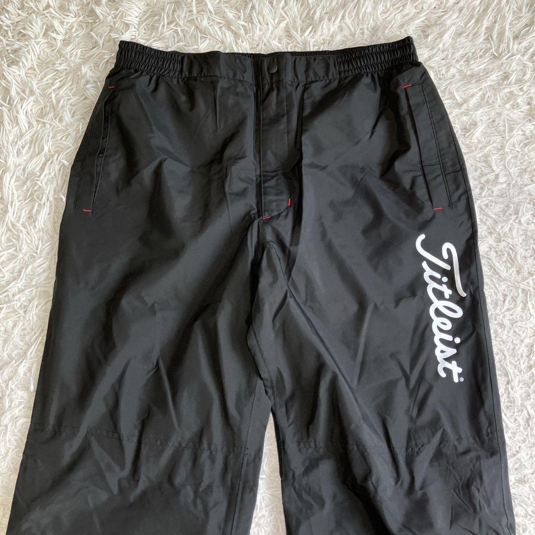 ◎未使用極美品 タイトリスト ゴルフ レインウェア 上下セット XL 黒