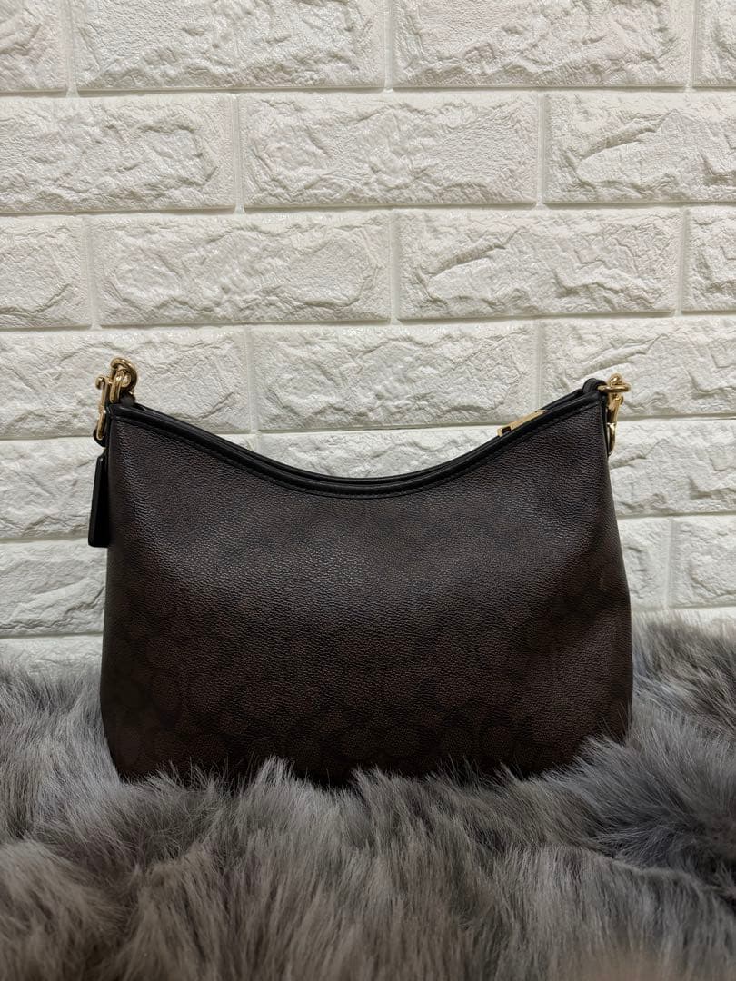 Coach ダークブラウン ハンドバッグ