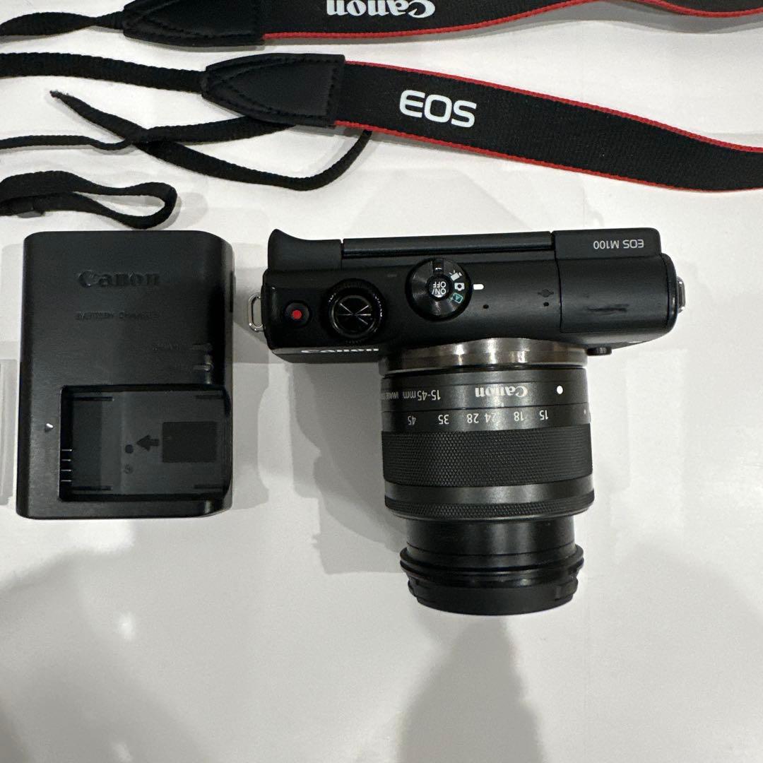 Canon EOS M100 ミラーレスカメラ 15-45mmレンズ付き