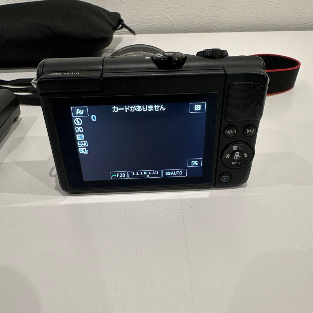 Canon EOS M100 ミラーレスカメラ 15-45mmレンズ付き