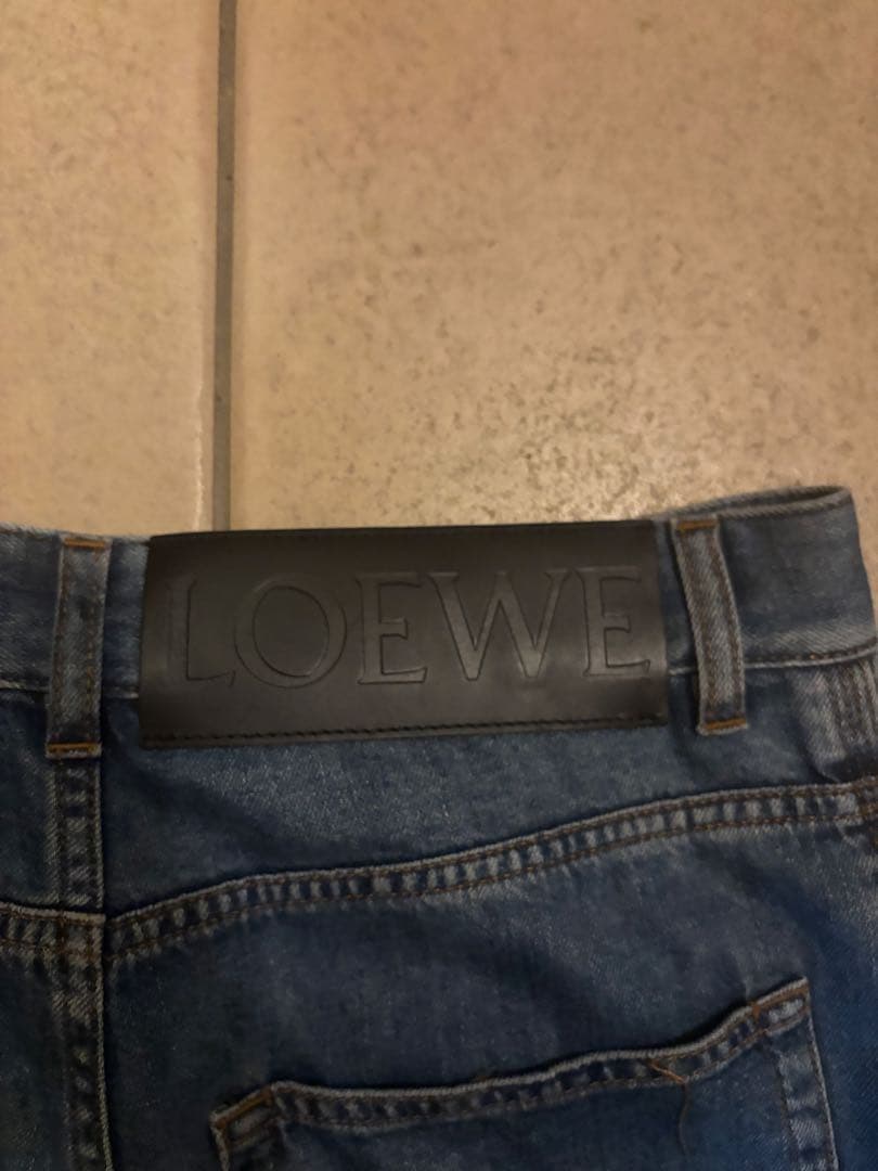 【美品】LOEWE22ss ストレートデニム