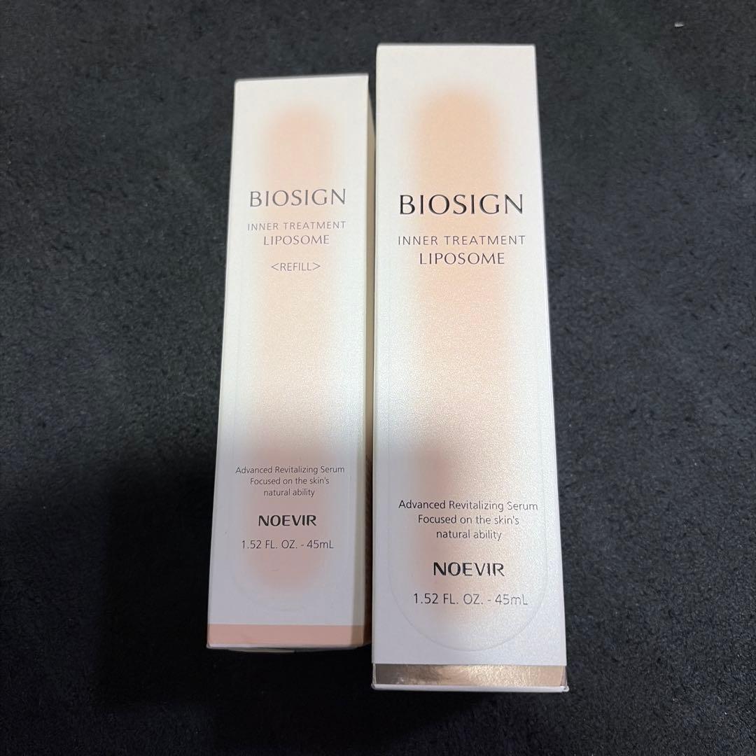 ノエビア☆バイオサインインナートリートメントリポソーム☆本体&詰替セット