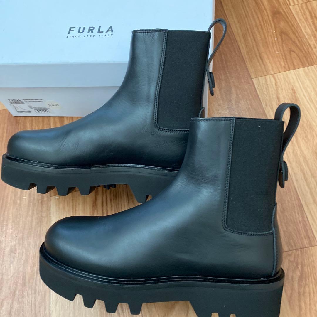 FURLA 新品　サイドゴア ブーツ 24cm