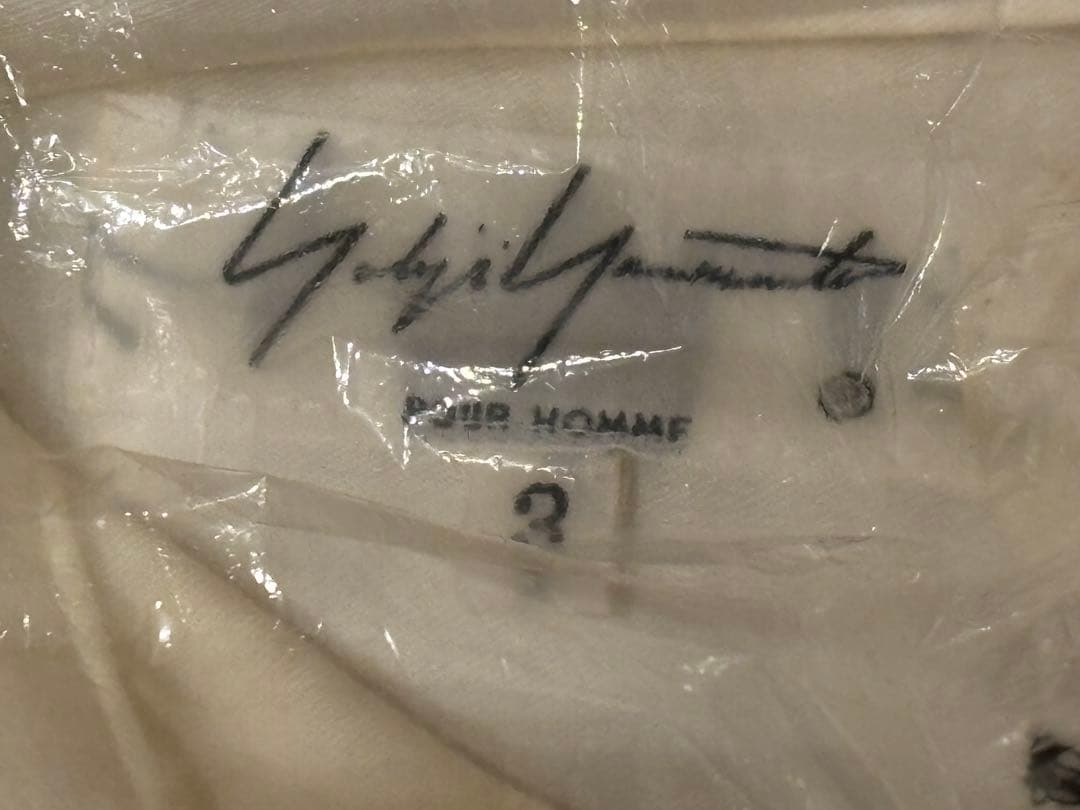 野田洋次郎着用パッチワーク ロングシャツ ホワイト Yohji Yamamoto