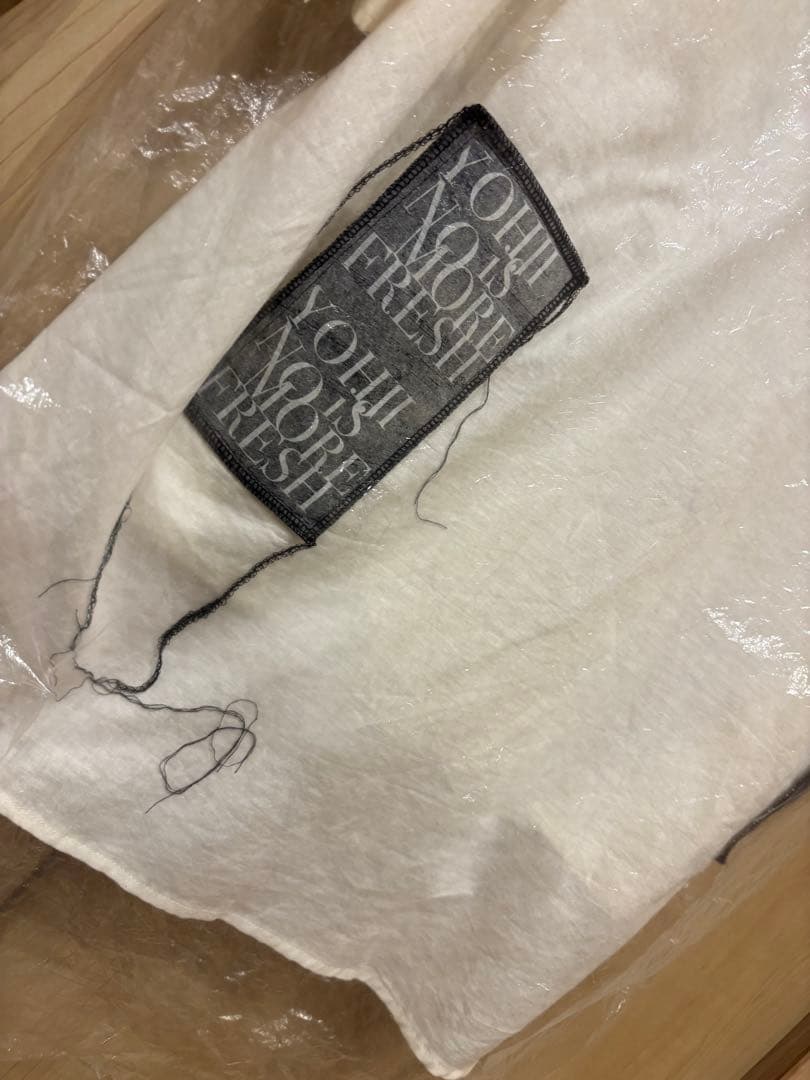 野田洋次郎着用パッチワーク ロングシャツ ホワイト Yohji Yamamoto