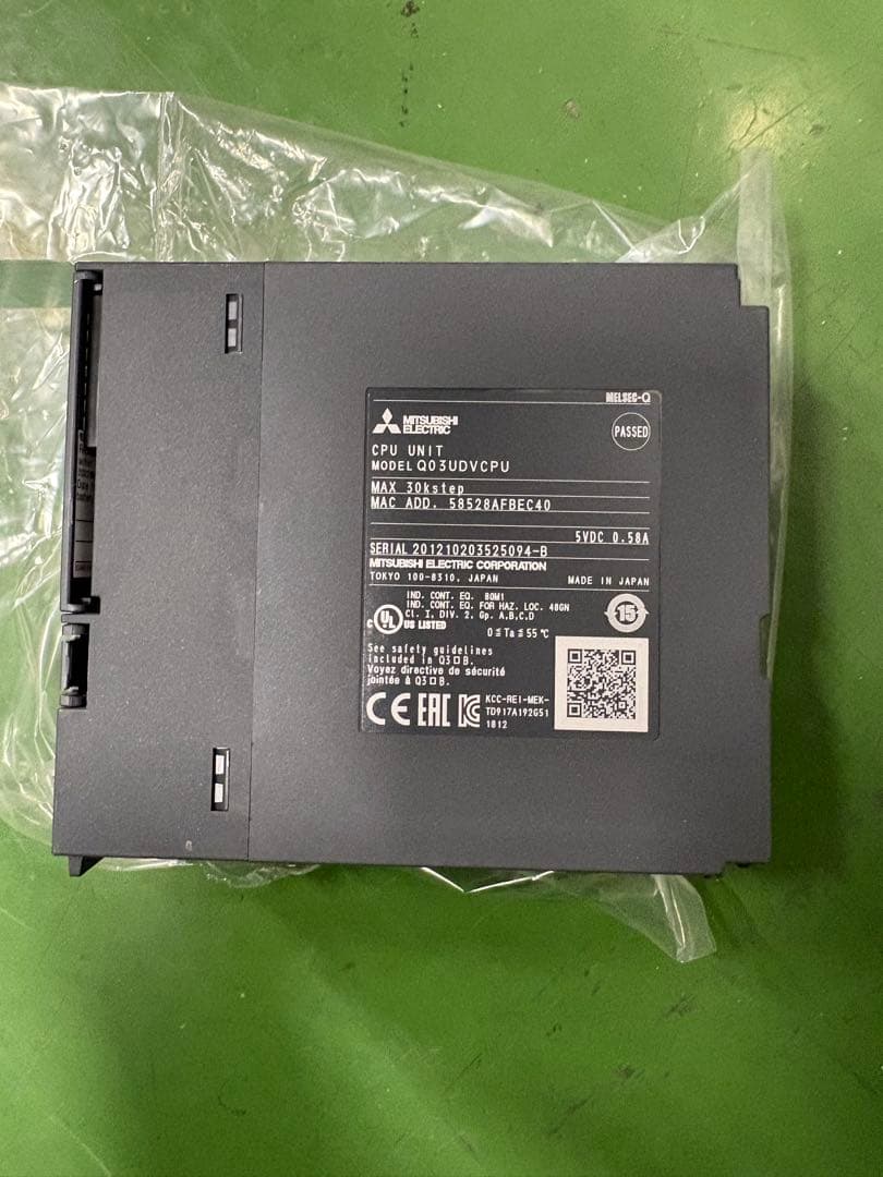 【最終値下げ、新品未使用品】三菱電機Q03UDCPUシーケンサーCPUユニット
