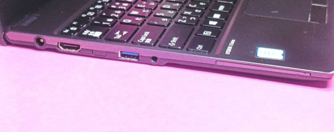 超軽量薄い❣️オフィス✨SSD128✨i5✨カメラ付黒ノートパソコン✨初期設定済