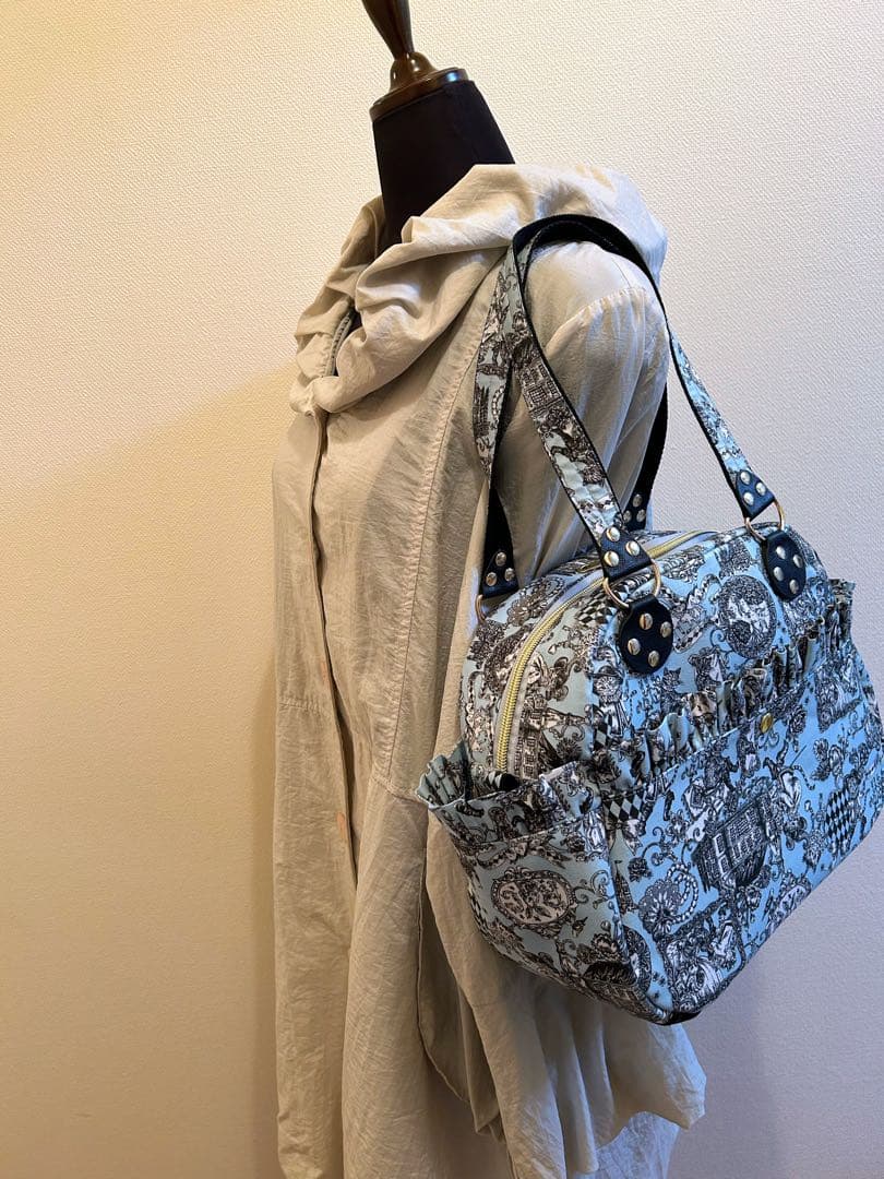 love♡kokka. 長靴を履いた猫　超レア生地　サイドpボストンバッグ