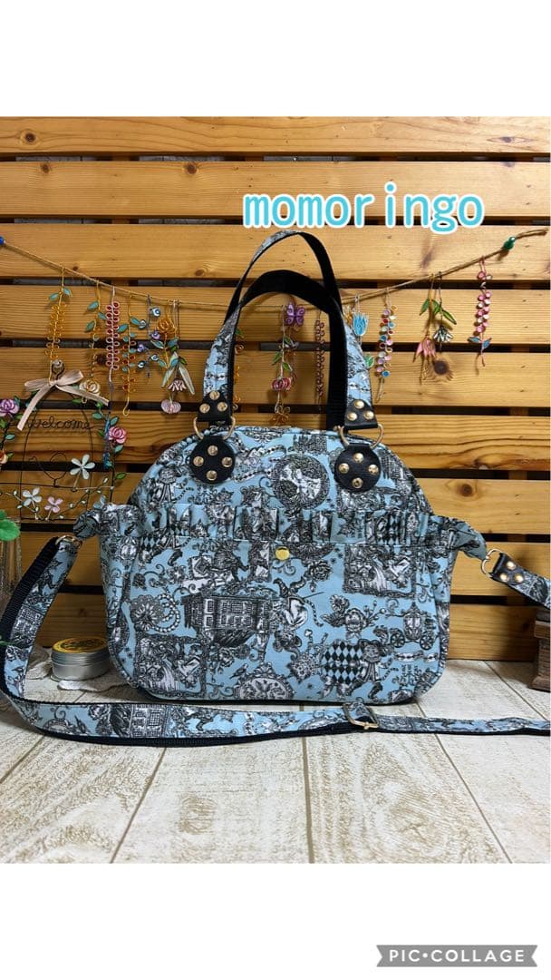 love♡kokka. 長靴を履いた猫　超レア生地　サイドpボストンバッグ