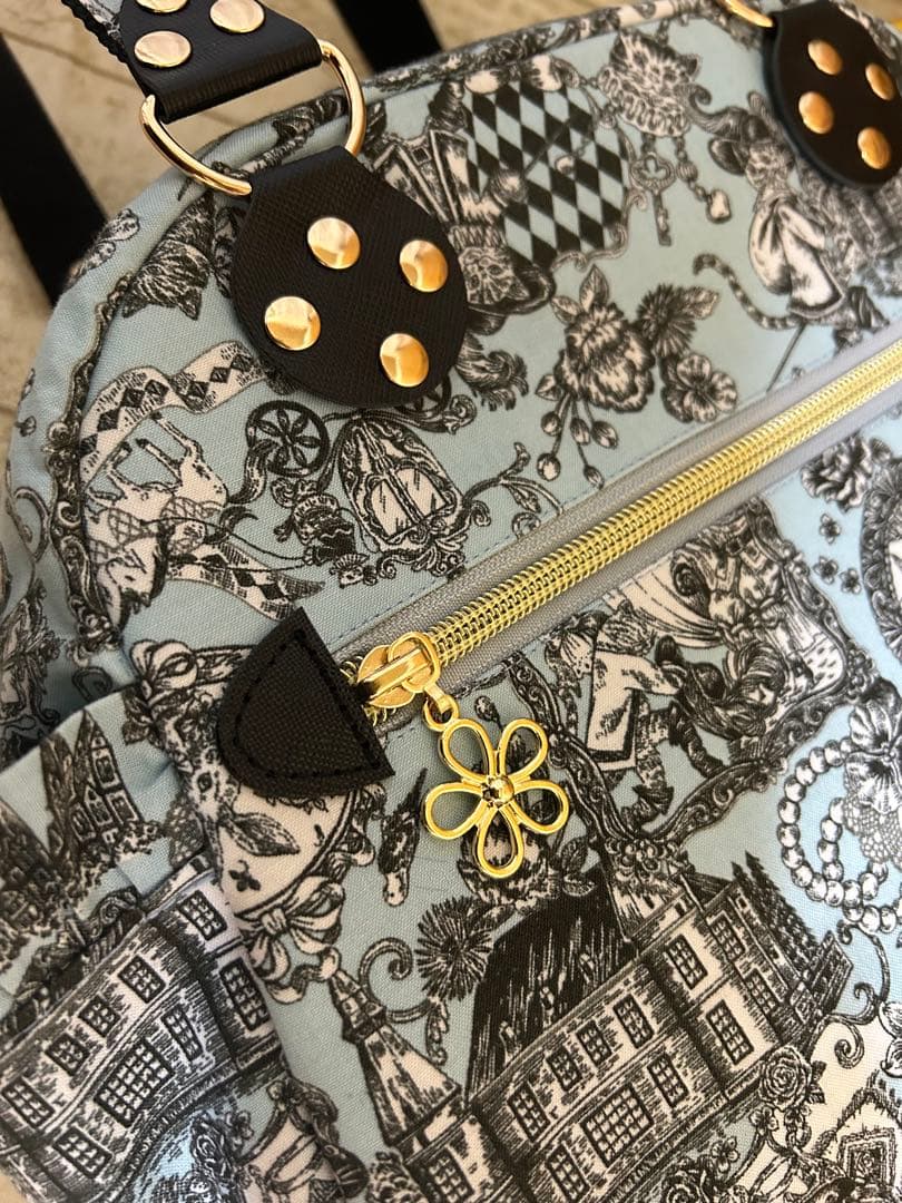 love♡kokka. 長靴を履いた猫　超レア生地　サイドpボストンバッグ