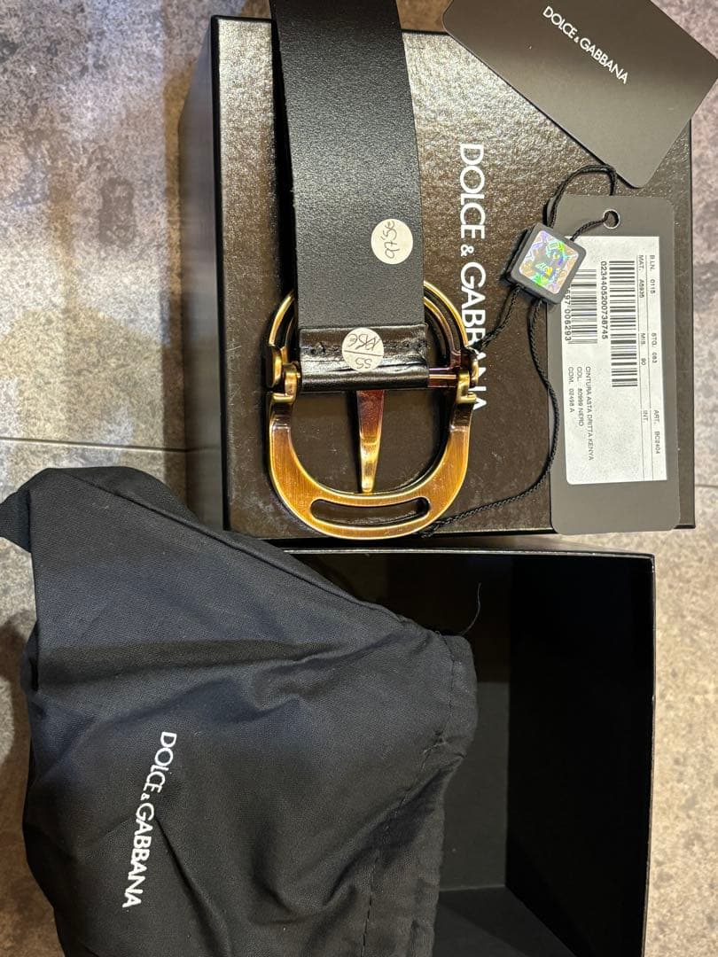 DOLCE&GABBANA ドルチェ&ガッバーナ　ベルト　試着のみ