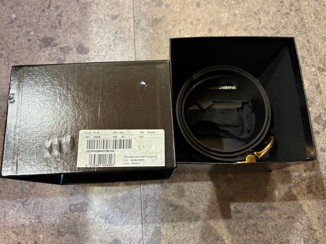 DOLCE&GABBANA ドルチェ&ガッバーナ　ベルト　試着のみ