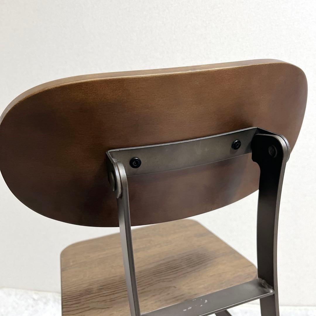 美品✨インダストリアルカウンターチェア　高さ調節可　アンティーク回転椅子　工業系