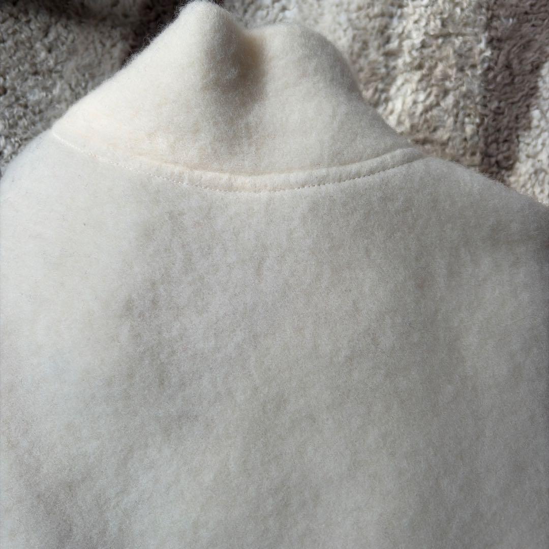 【かぐれ】ウールコットンフリースプルオーバー