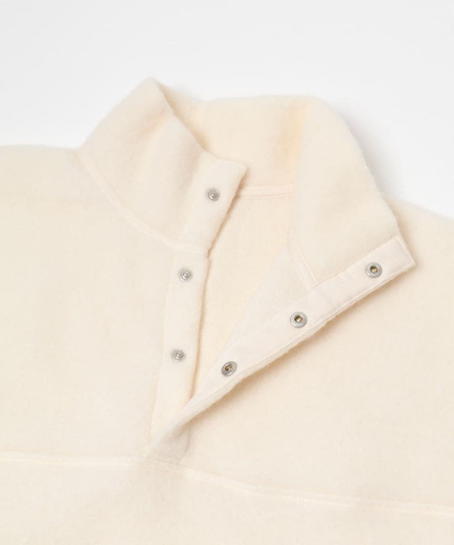 【かぐれ】ウールコットンフリースプルオーバー