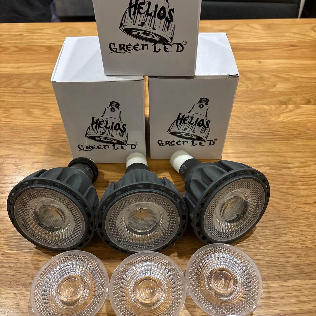 Helios Green LED 3個セット　ヘリオスグリーン