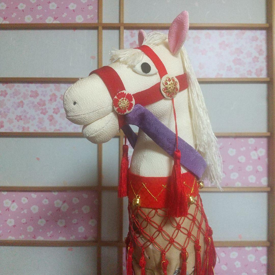 ちりめん細工 春駒