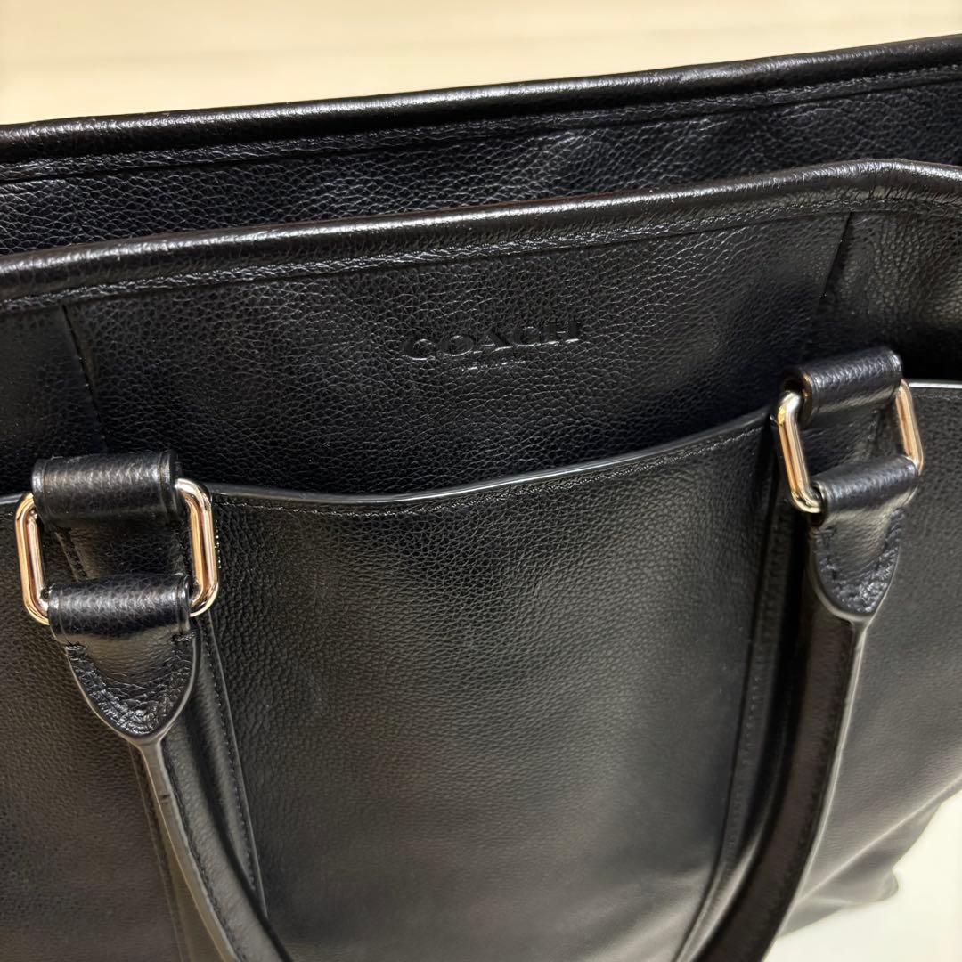 COACH コーチ トートバッグ　ビジネスバッグ 黒 F54758