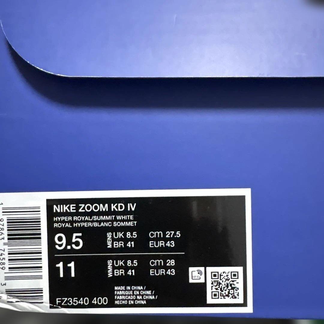 本日限定Nike ZOOM KDⅣナイキ ズーム KD4