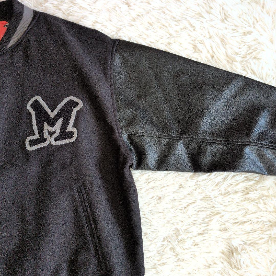 ディズニーストア ミッキーマウス スタジャン ブラックブルゾン　ジャンバー