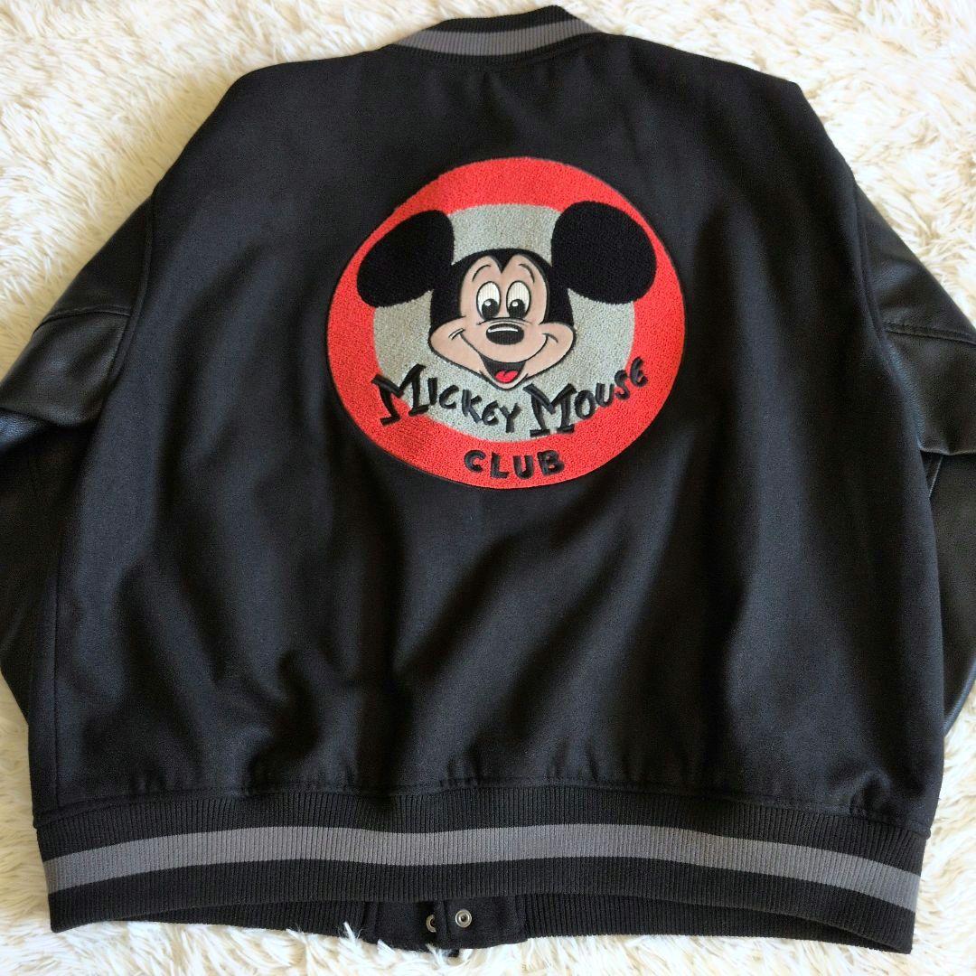 ディズニーストア ミッキーマウス スタジャン ブラックブルゾン　ジャンバー