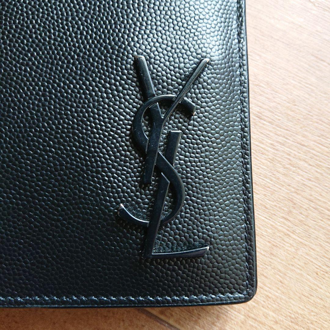 YSLサンローランブラック長財布 コンチネンタルウォレット